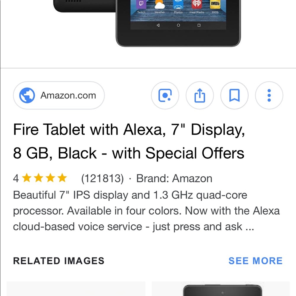 Amazon Fire Tablet 7” - Picture 5 of 5